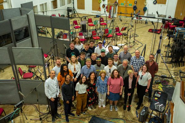 The Academy Jazz ensemble at Abbey Road Studios in 2024.