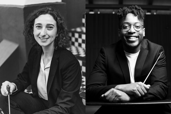 Headshots of Michal Oren and Enyi Okpara