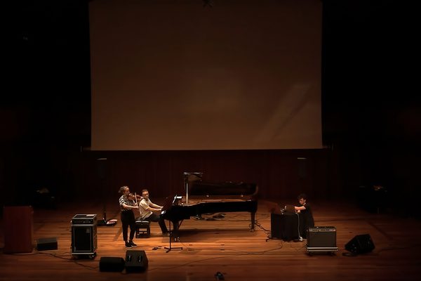 Musicians on stage at the PSN conference