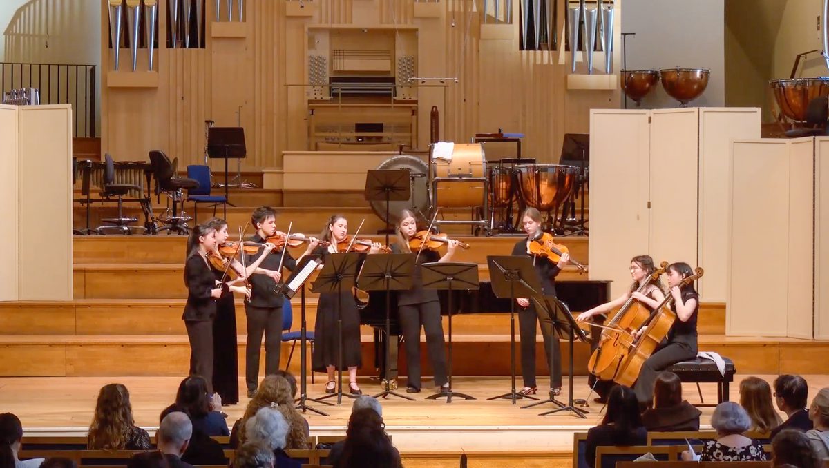 Junior Academy Chamber Music Day: Mendelssohn Octet in E-flat major.