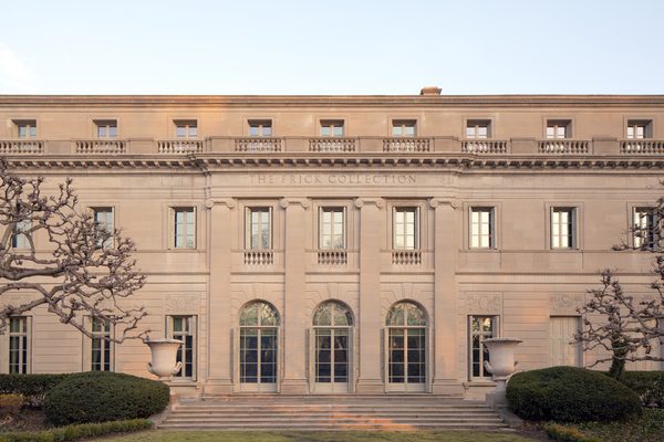 The facade of The Frick Collection building in New York