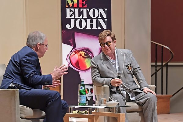 Principal Jonathan Freeman-Attwood in conversation with Elton John