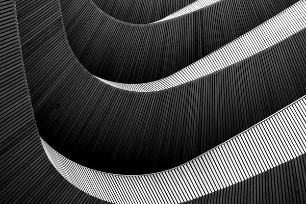 Abstract wooden sculpture