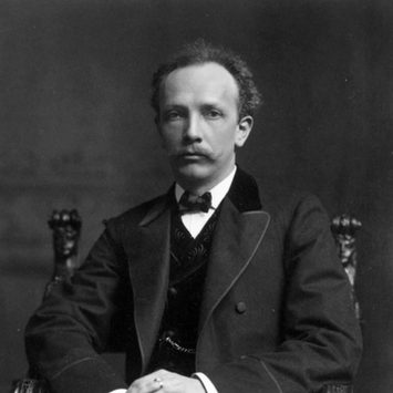 Portrait of Richard Strauss.