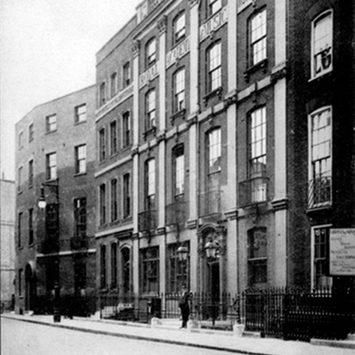 An Edwardian building facade.