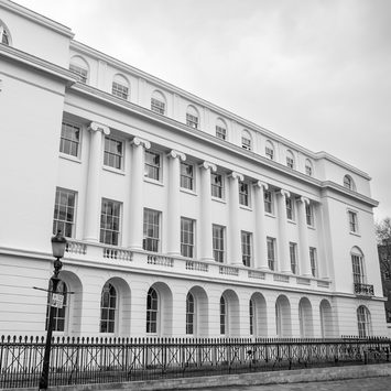 An Edwardian building facade.