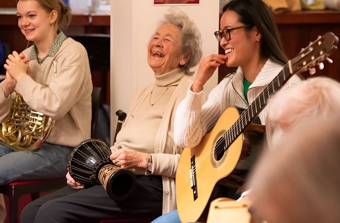 A Music for Life session.