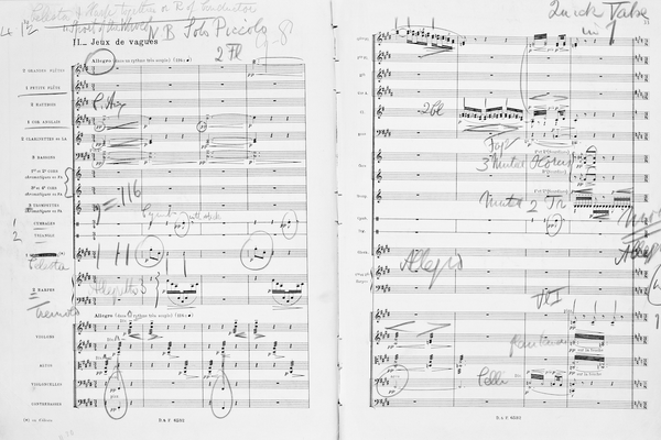 An annotated manuscript.