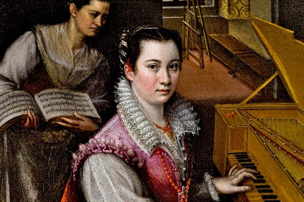 Self portrait of Lavinia Fontana, oil on canvas.