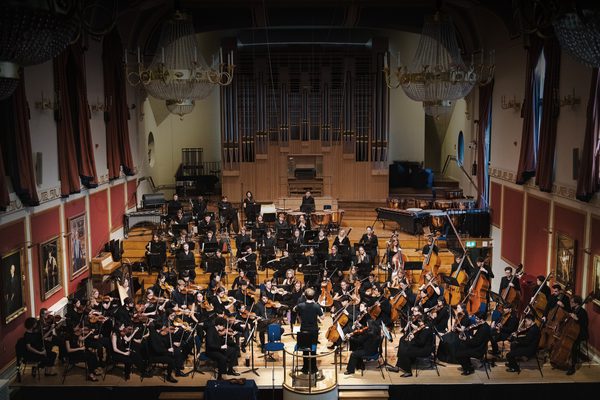 The Academy Symphonic Orchestra in performance.