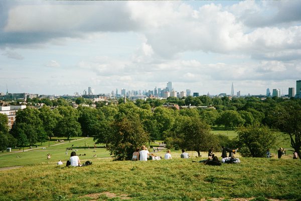 A view of London from Primrose Hill.