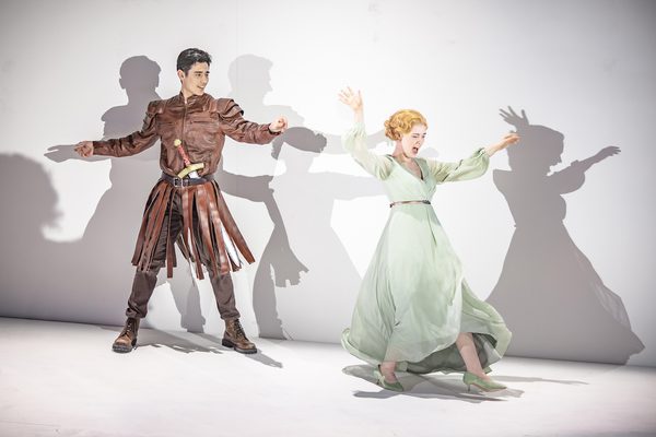 An opera duo on stage.