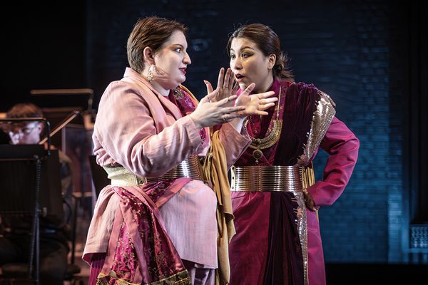 Two Opera students in scene.