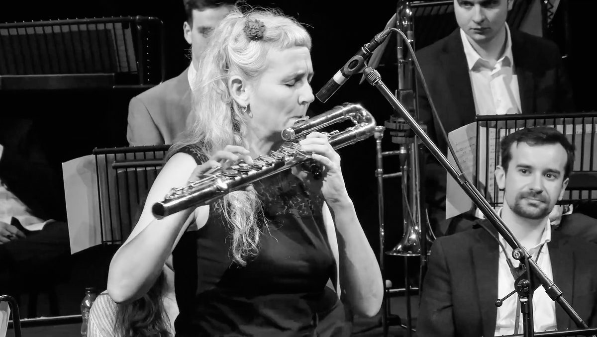 Sylvaine Hélary performs.