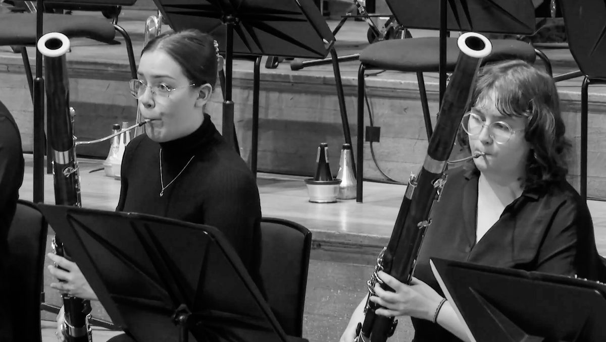 Two bassoonists.