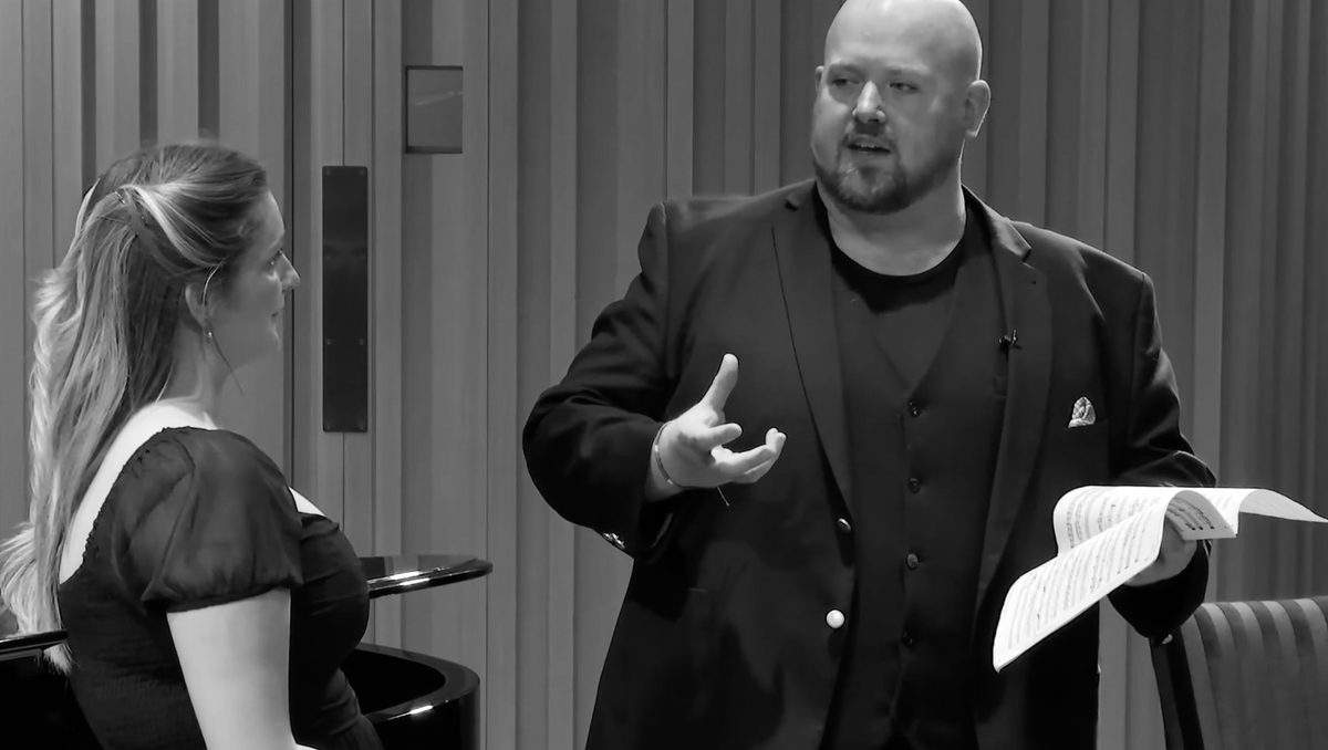 Vocal Masterclass with Nicky Spence Visiting Professor of Singing at the Royal Academy of Music.