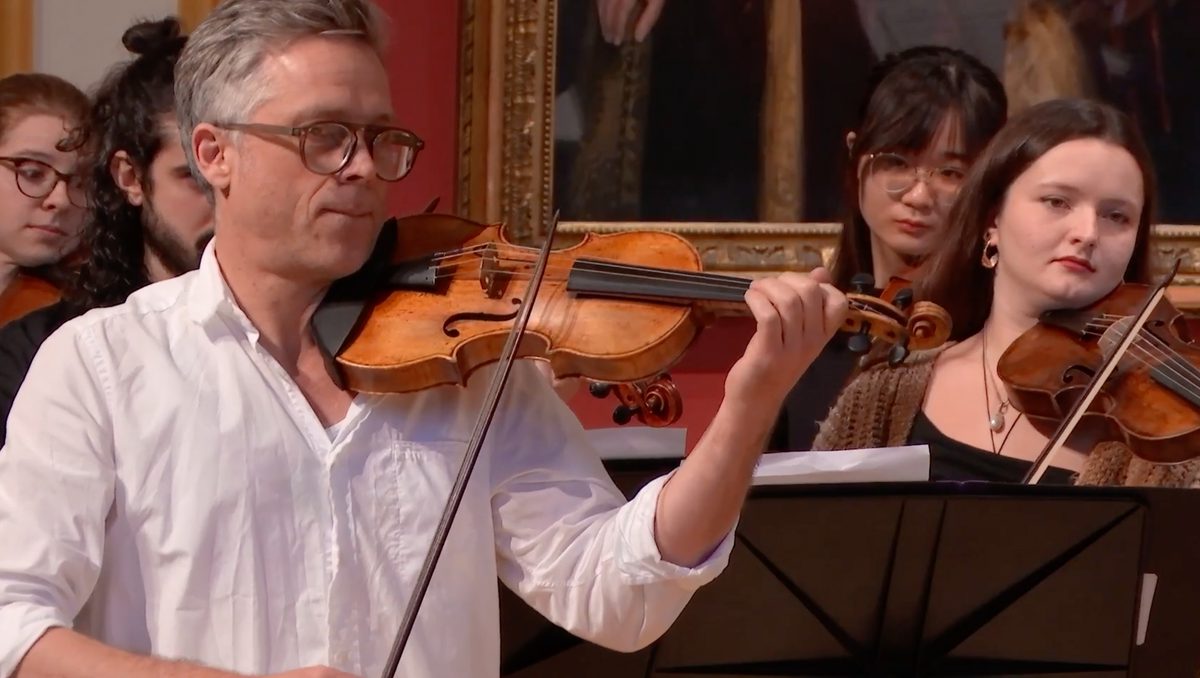 Academy Baroque Soloists led by Bjarte Eike perform music by Purcell Locke Blow.