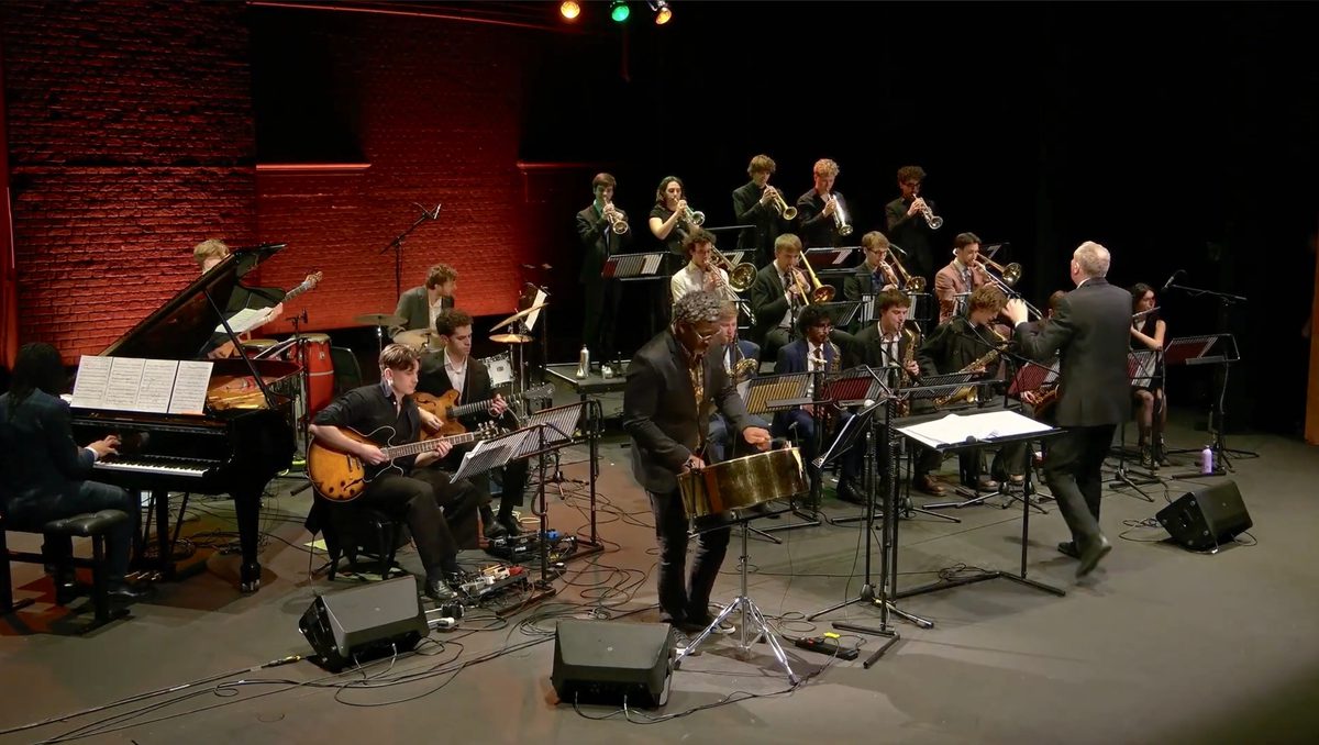 The Academy Jazz orchestra.