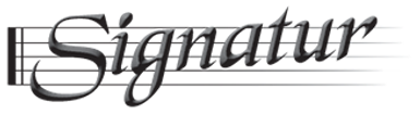 Signatur logo.