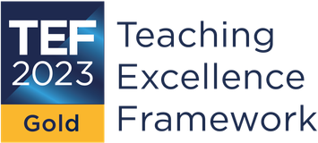 Decorative Image of the Teacing Excellence Framework 'Gold' designation.