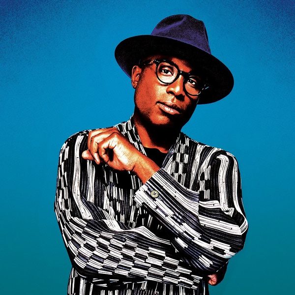 Portrait of Alexis Ffrench crossing arms, looking to camera