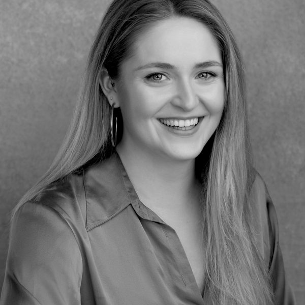 Portrait of Alice Aucott smiling to camera