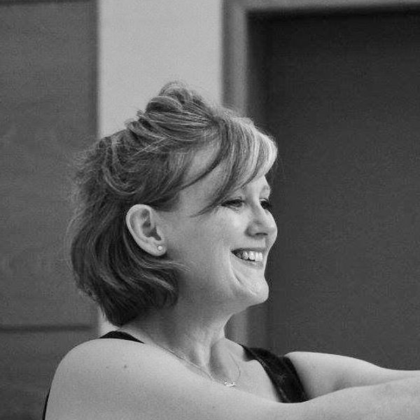 Caroline Humphris smiling.