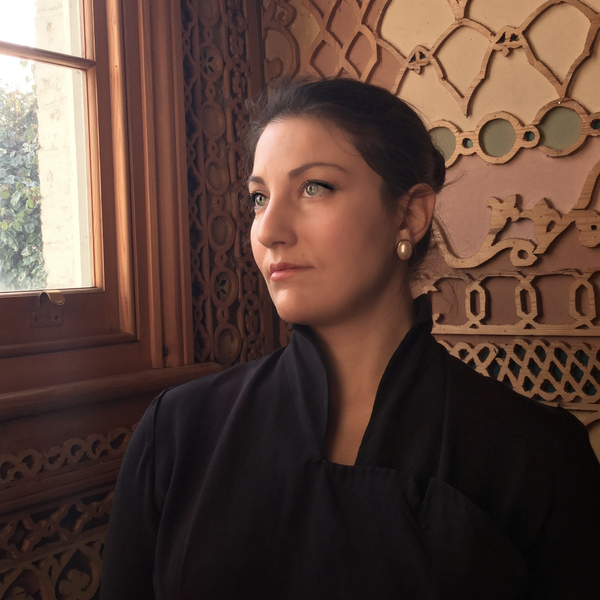 Portrait of Cevanne Horrocks-Hopayian, looking off-frame