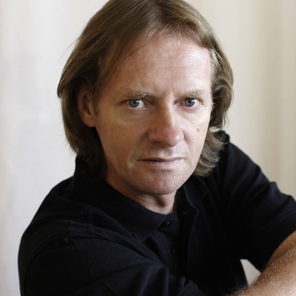 Guitarist David Russell looking into the camera