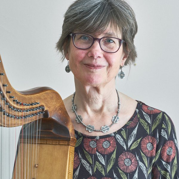 Portrait of a harpist