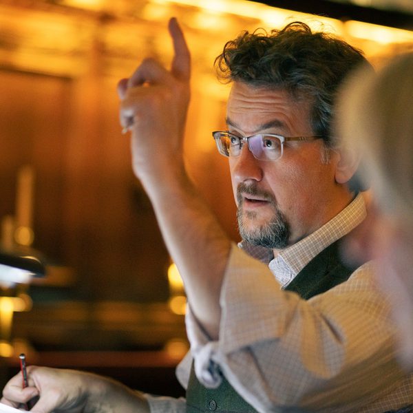 Giles Underwood in session.