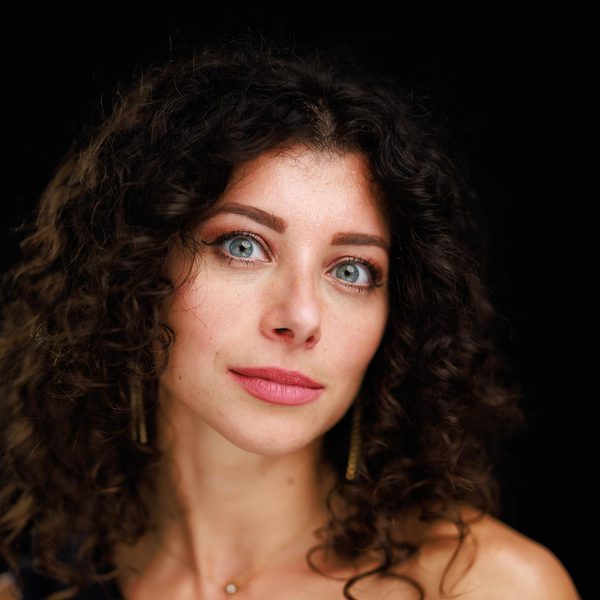 Portrait of Giulia Laudano looking to camera.