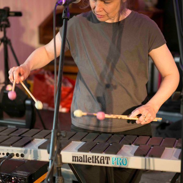 Jacqueline Walduck Plays Vibraphone. Image by Kate Garcia