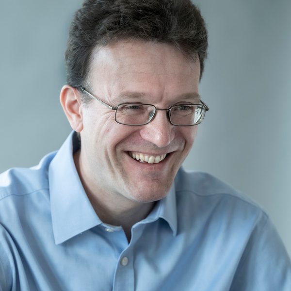 Julian Perkins smiling.