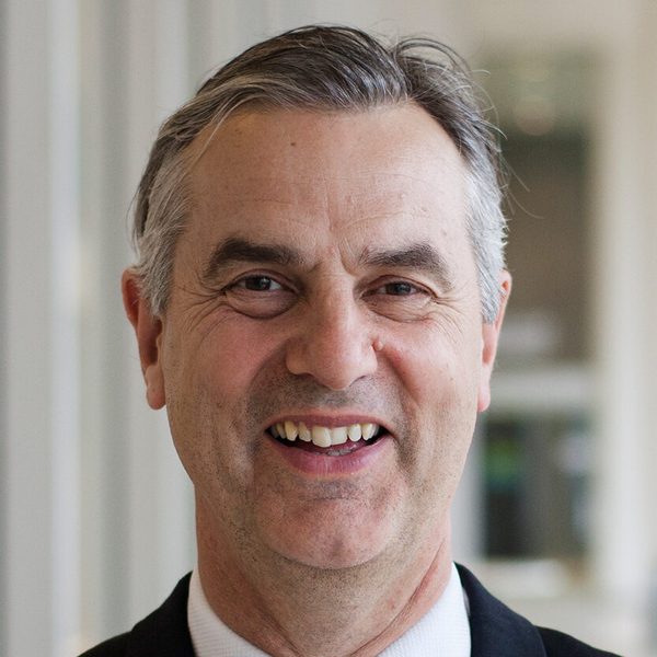 Portrait of Keith Bragg smiling to camera.
