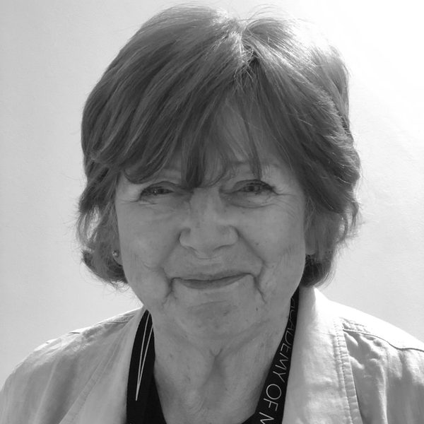 Mary Hammond smiles to camera.