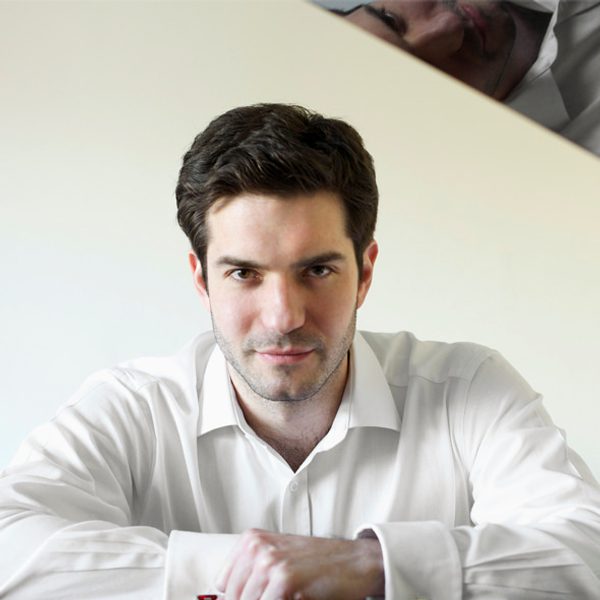 Portrait of Viktor Bijelovic facing camera.